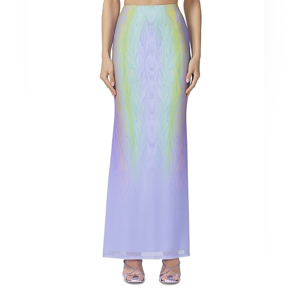 Bloomingdale's Dresses & Skirts - Bloomingdale's Pastel Placed Citrus Swirl Maxi Skirt